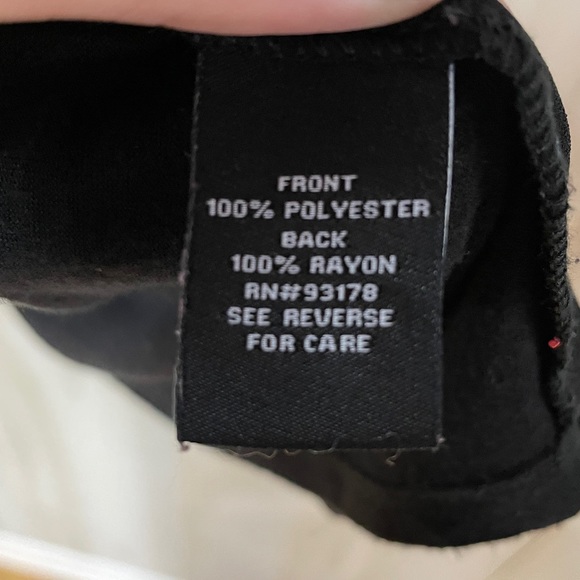 Premise Woman Black Split Sleeve Pull-On Top Hi-Low, Sz 2X - Picture 5 of 6